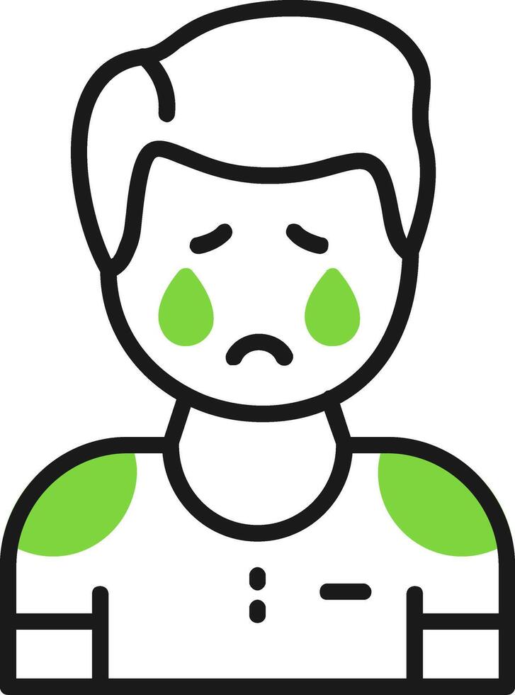 Melancholy Icon Design Symbol vector