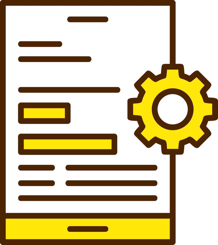 Mobile optimization Icon Design Symbol vector