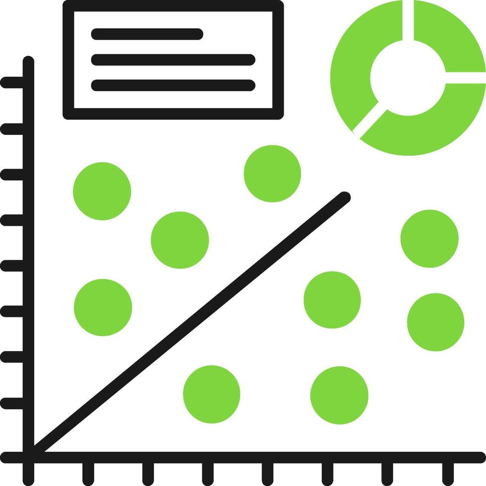 Scatter plot Icon Design Symbol vector
