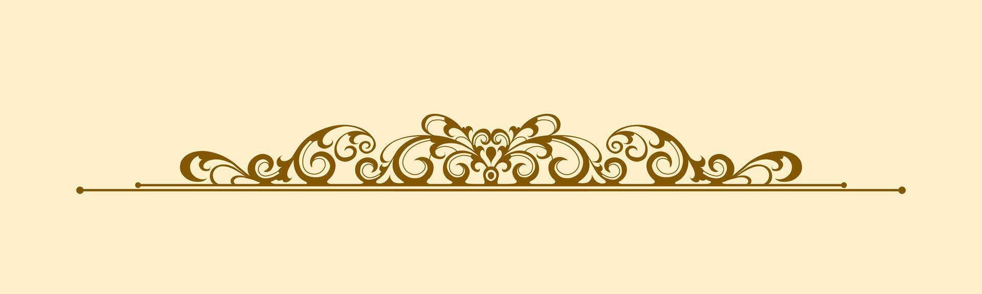 Scroll and Flower Frames ornament vector