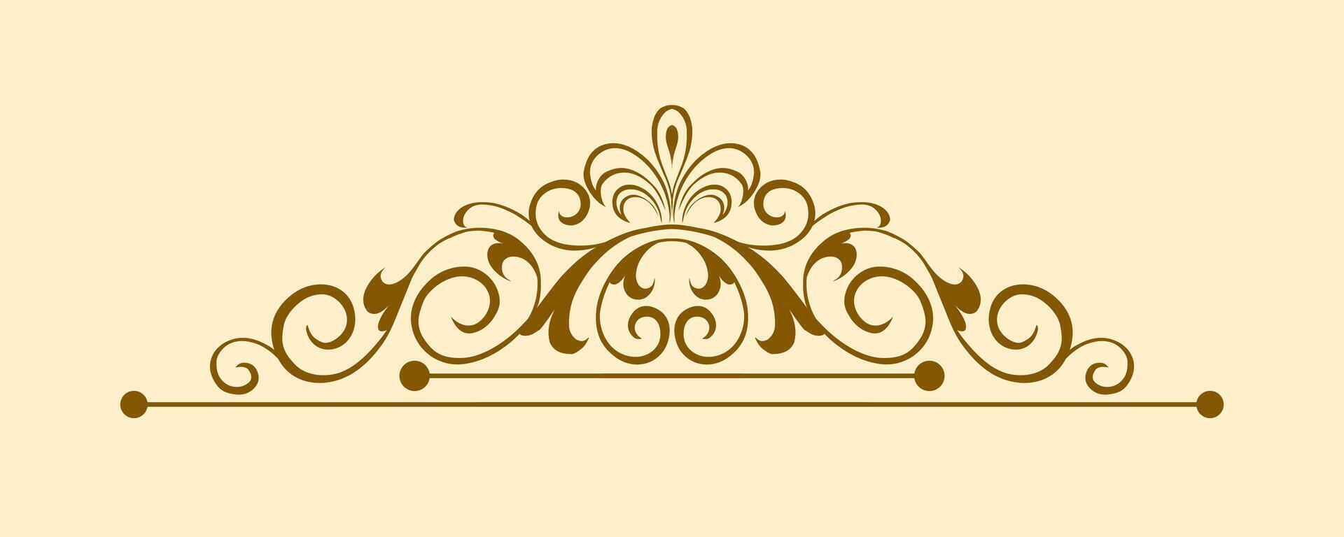 frame ornament for wedding vector
