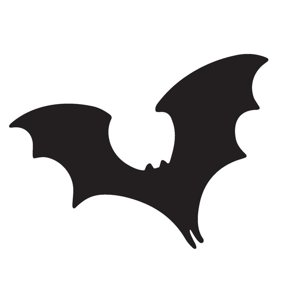 Bat icon isolated on transparent background. Vampire bat for Halloween holiday. Bat for horror night. vector