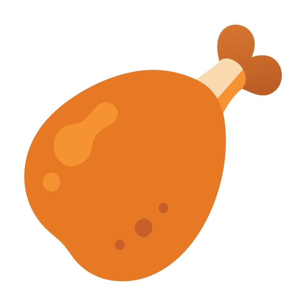 Delicious Chicken Drumstick vector