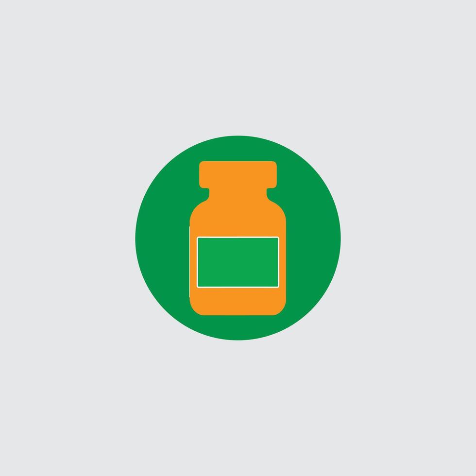 green bottle of water vector