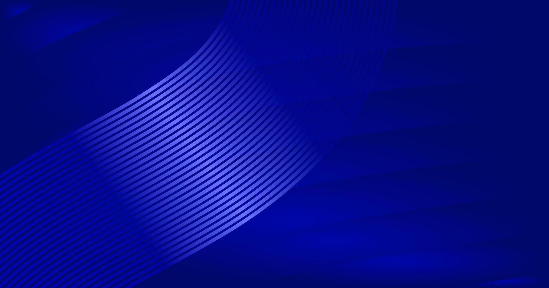 Abstract blue background with lines and shapes. vector