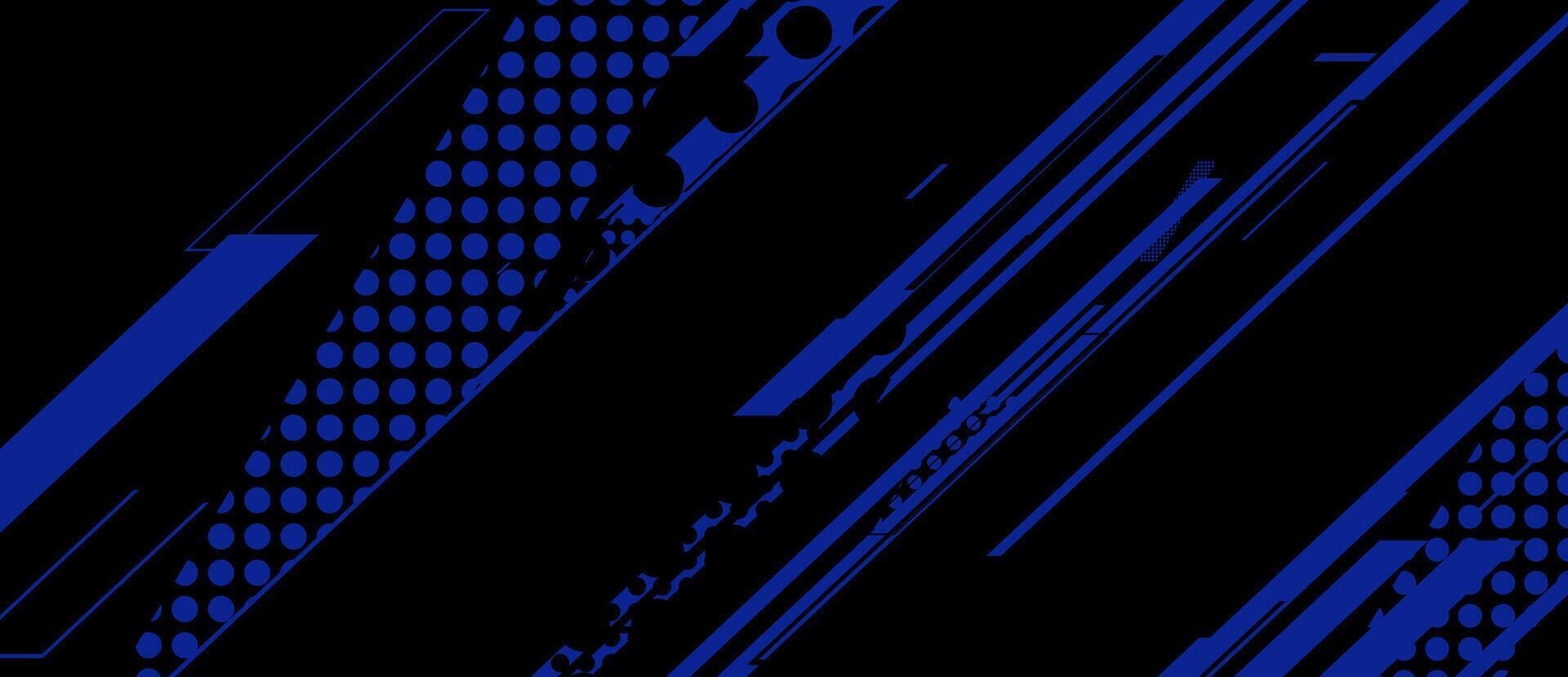 a black and blue background with a few lines vector