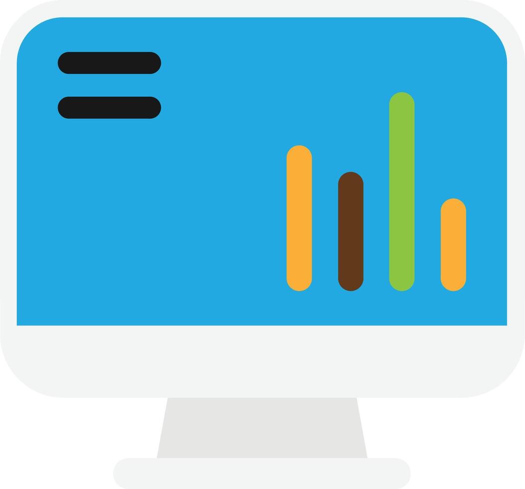 Bar Chart Analytics vector