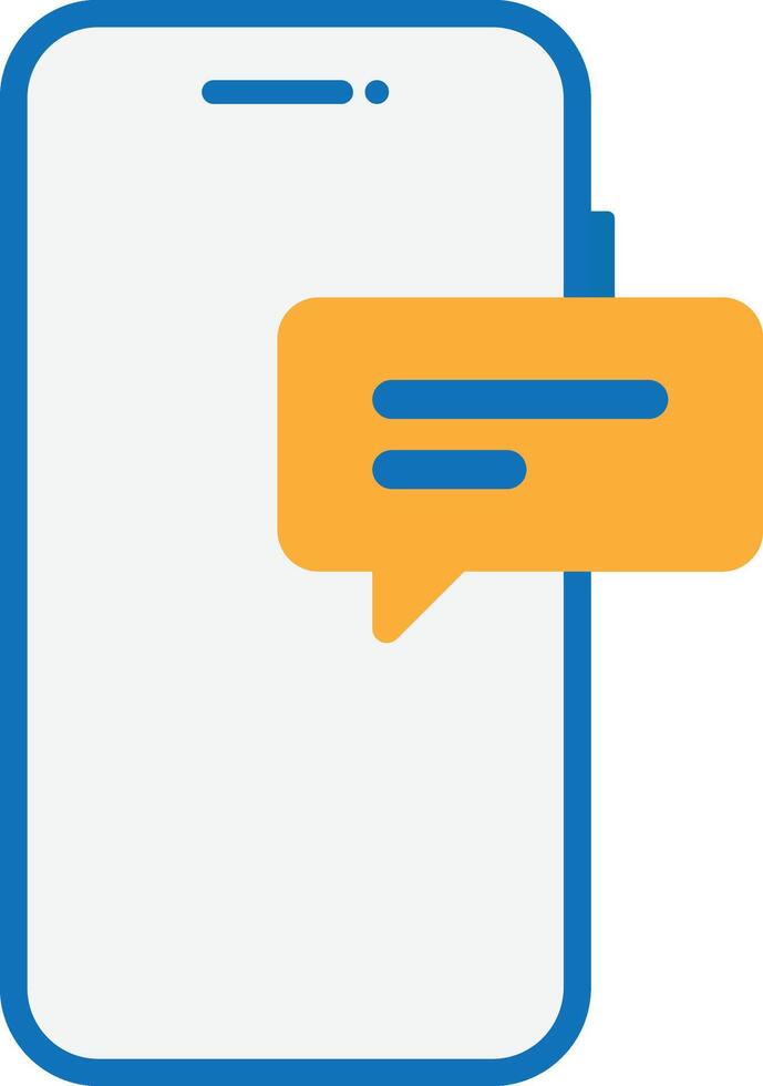 Smartphone Chat Mobile vector