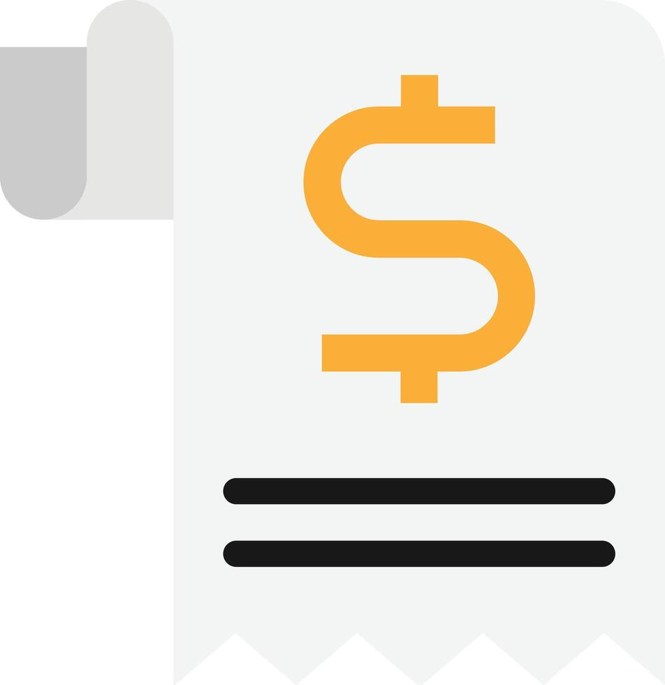 Bill Invoice Receipt vector