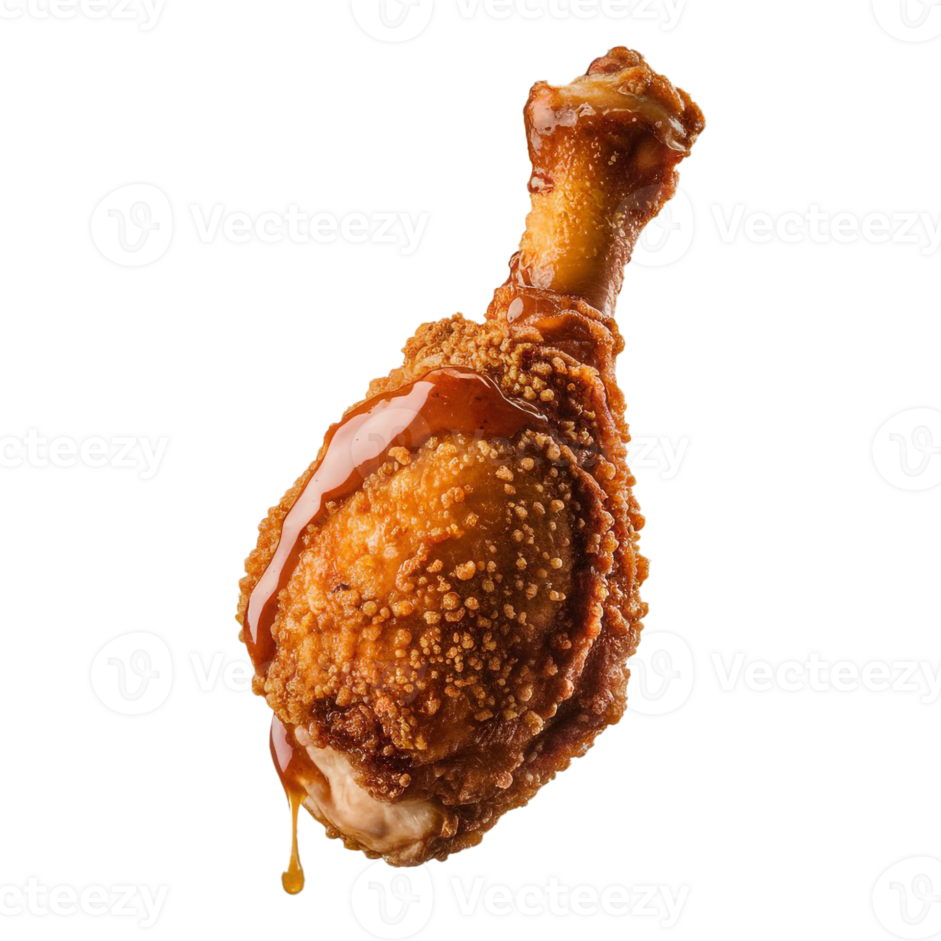 fried chicken drumsticks, crispy fried chicken pieces flying in the air