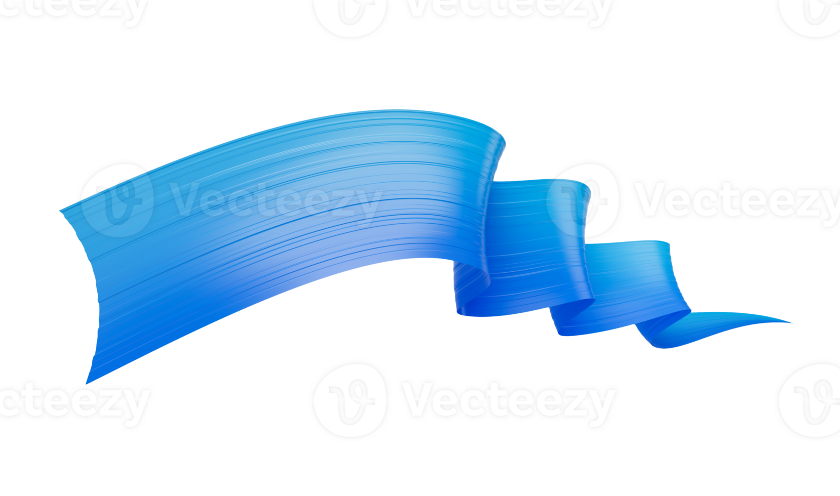 3d Wavy Blue Flag 3d Waving Abstract Ribbon Flag 3d Illustration png