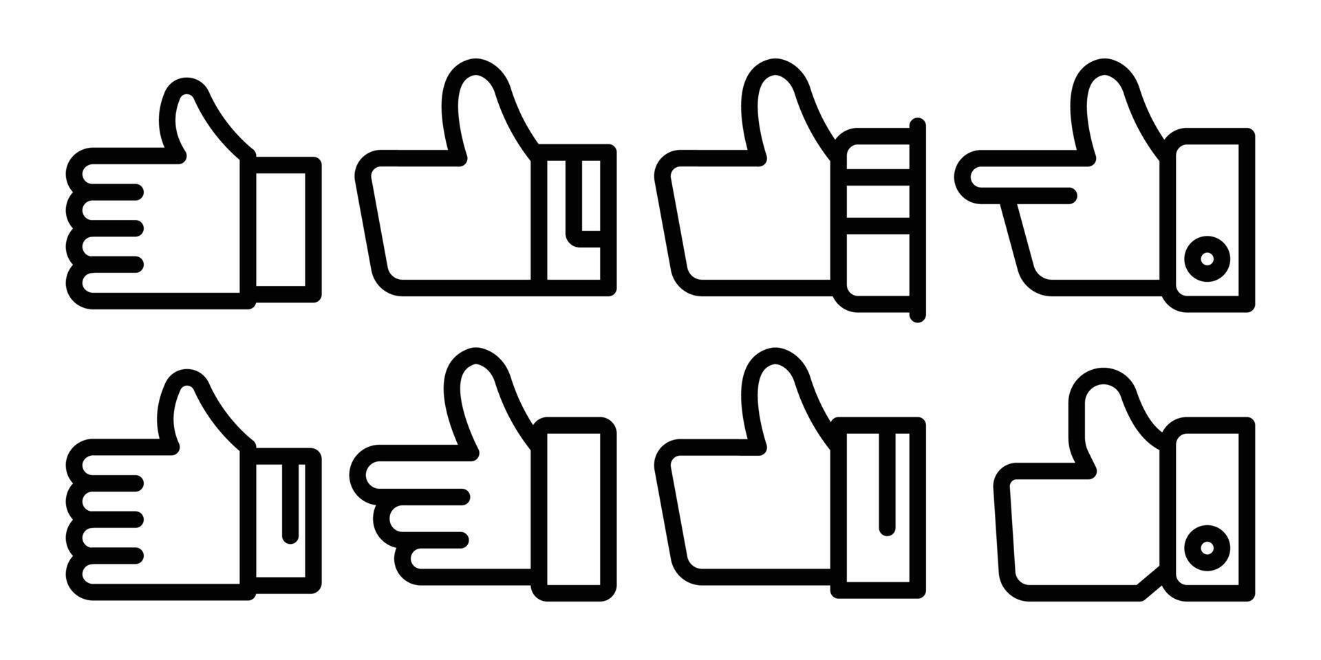 set like icon or logo design isolated sign symbol illustration. A collection of high quality black line style icons vector