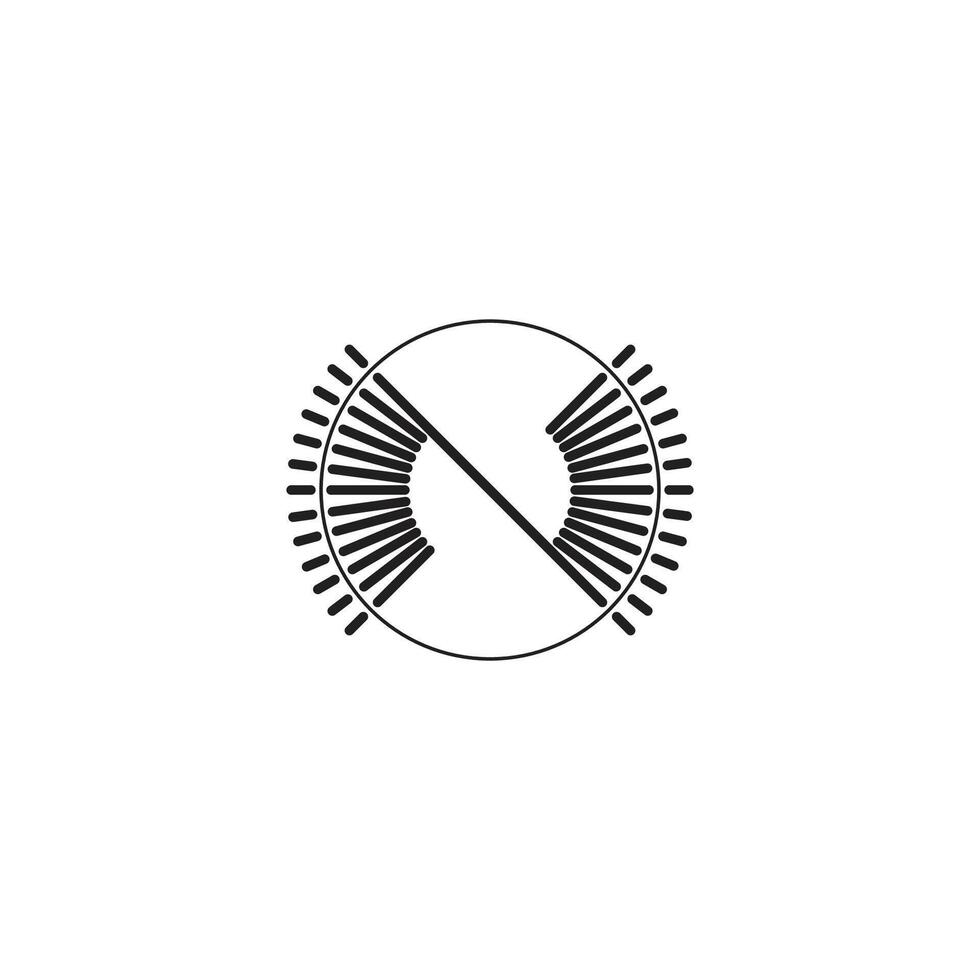 letter n round swirls wings simple logo vector