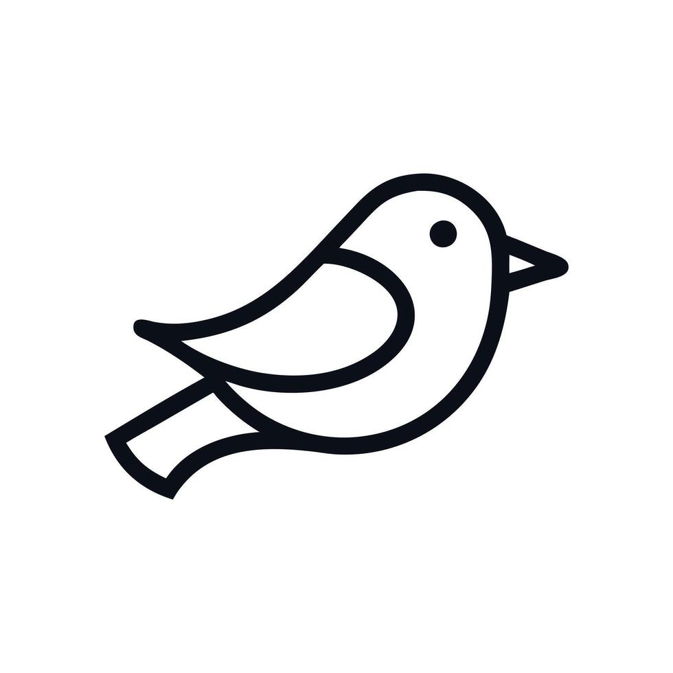 Bird icon illustration vector