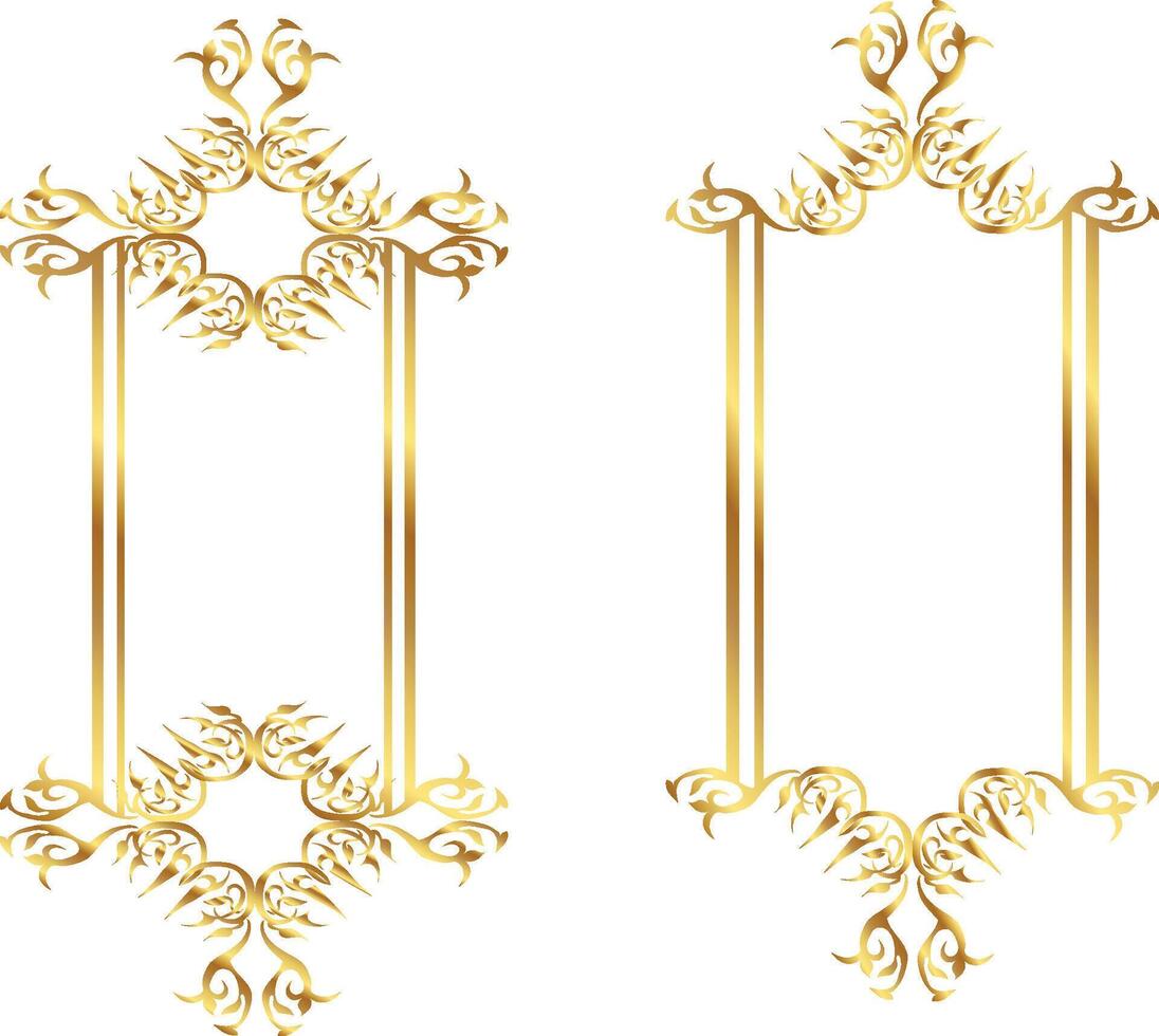 Vintage frame decoration vectors