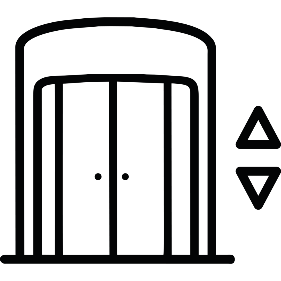 An elevator icon isolated png