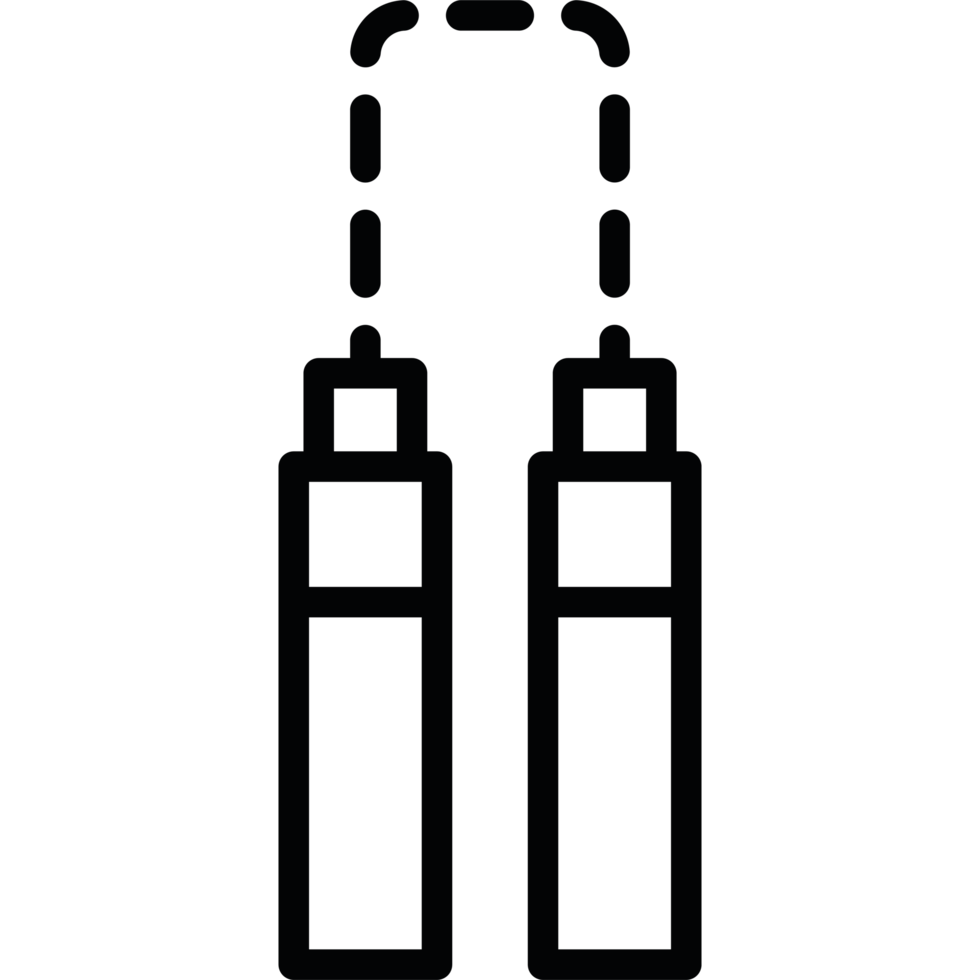 nunchaku ícone ilustração isolado png