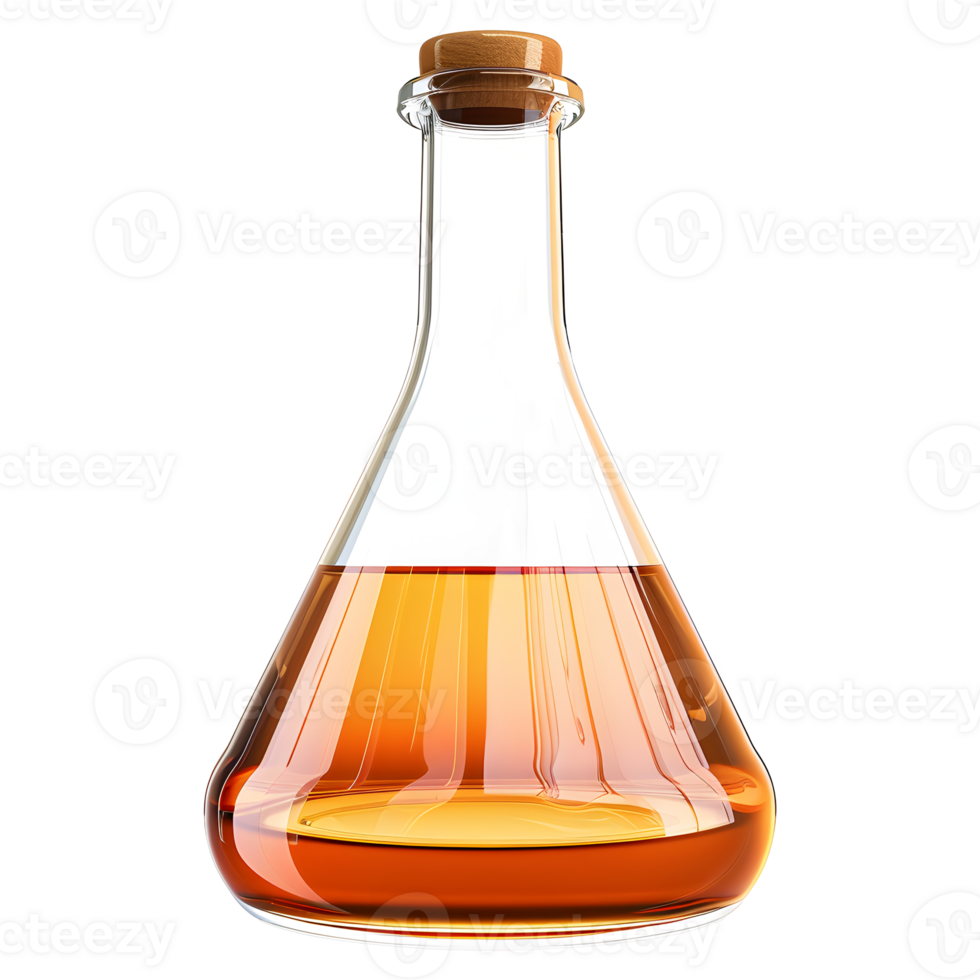Oil bottle isolated on transparent background png