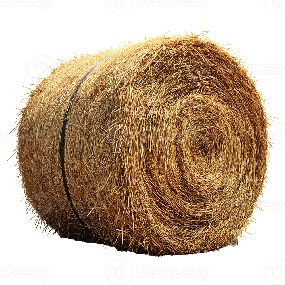 Bale of Hay with Transparent Background for Design Use png