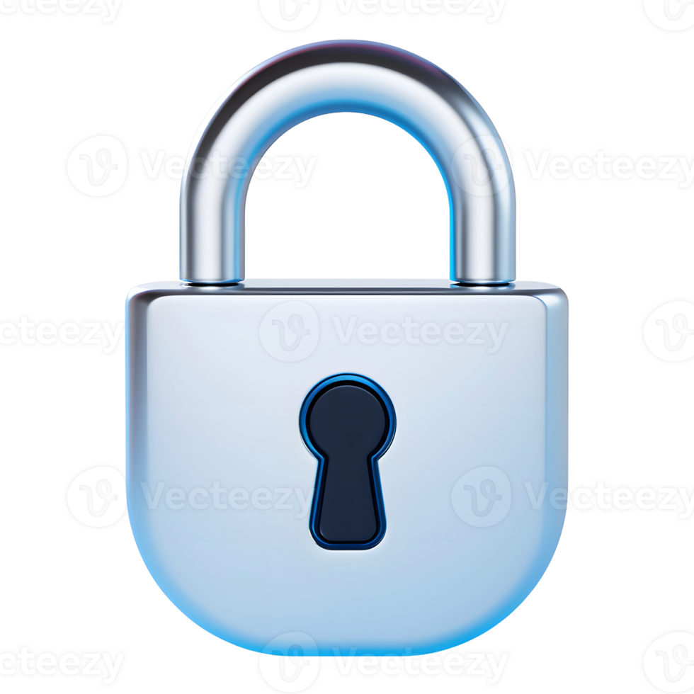 A lock with a keyhole on it png
