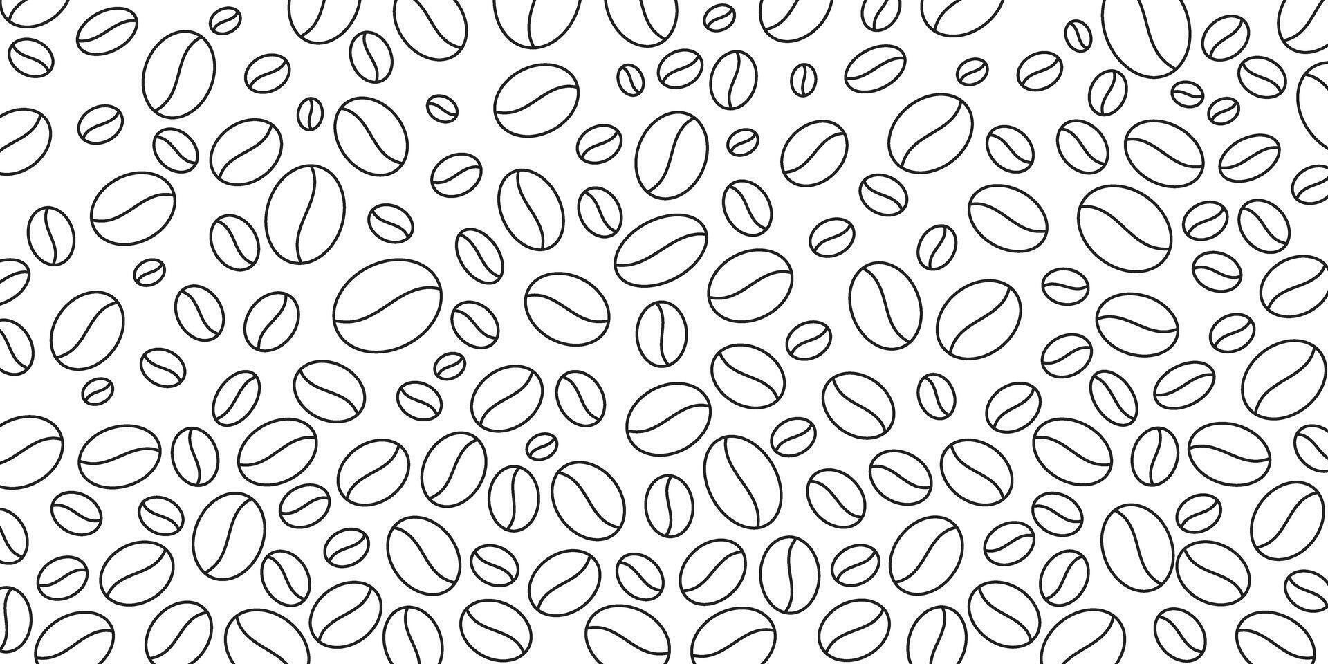 Coffee bean Illustration background vector