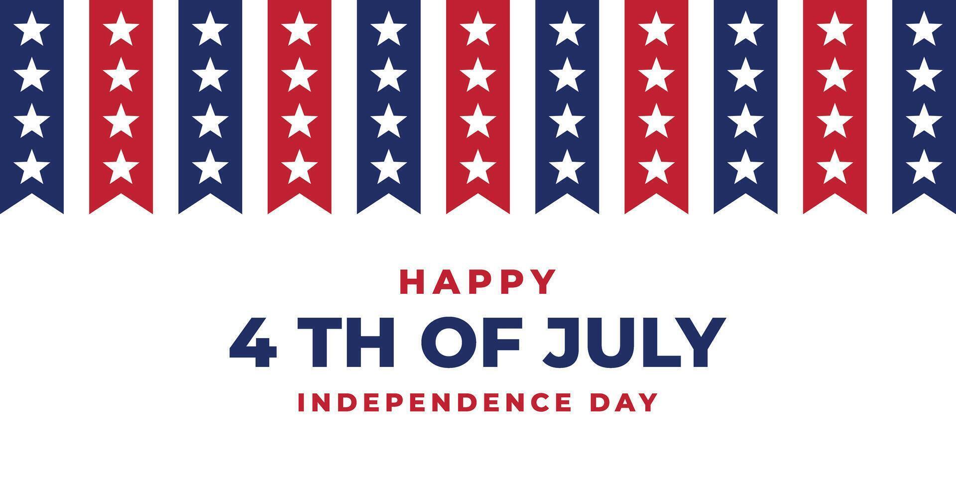 4 th of july independence day vector
