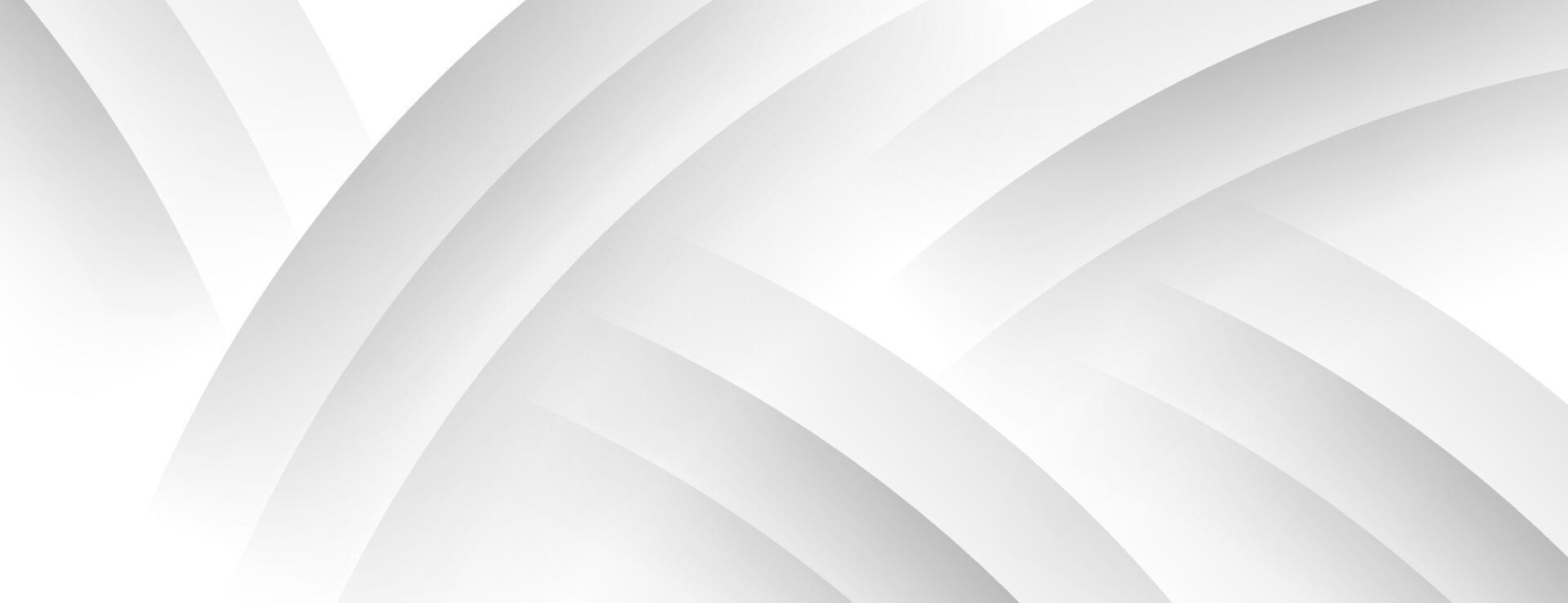 white overlapping lines pattern abstract background vector