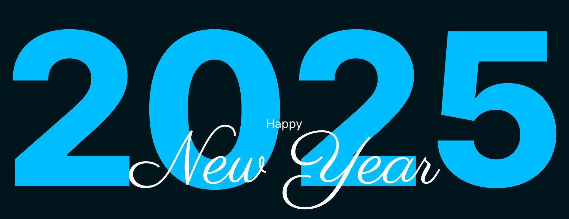 2025 background design with blue and white color vector