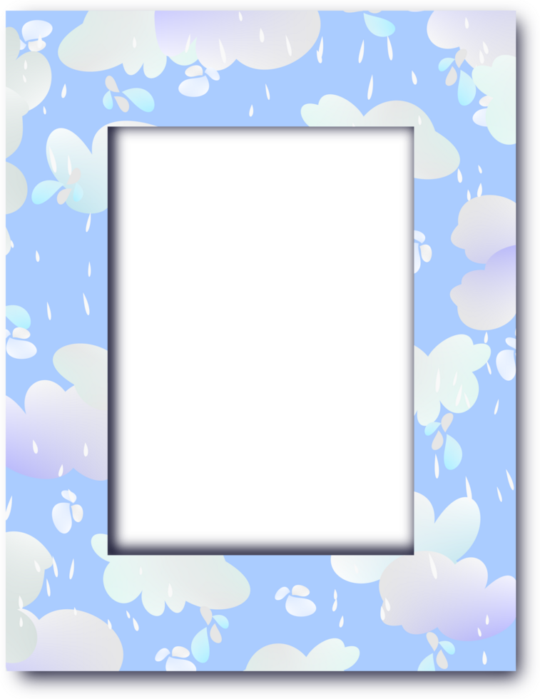 Cute frame illustration clipart png