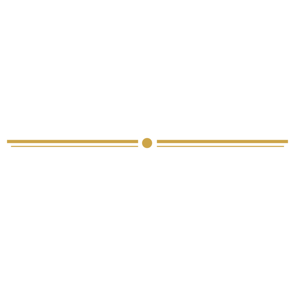 Aesthetic golden line text divider png