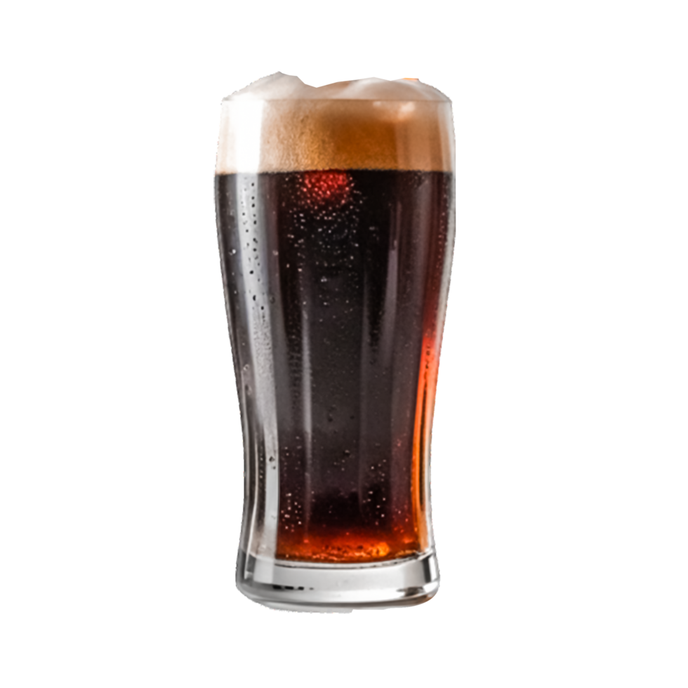 A glass of coke with ice cubes png