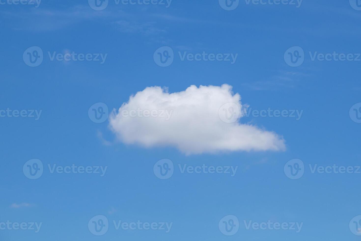 Blue sky background with tiny clouds, Nature cloud blue sky background, Blue Sky with Fluffy White Clouds on a Sunny Summer Day photo