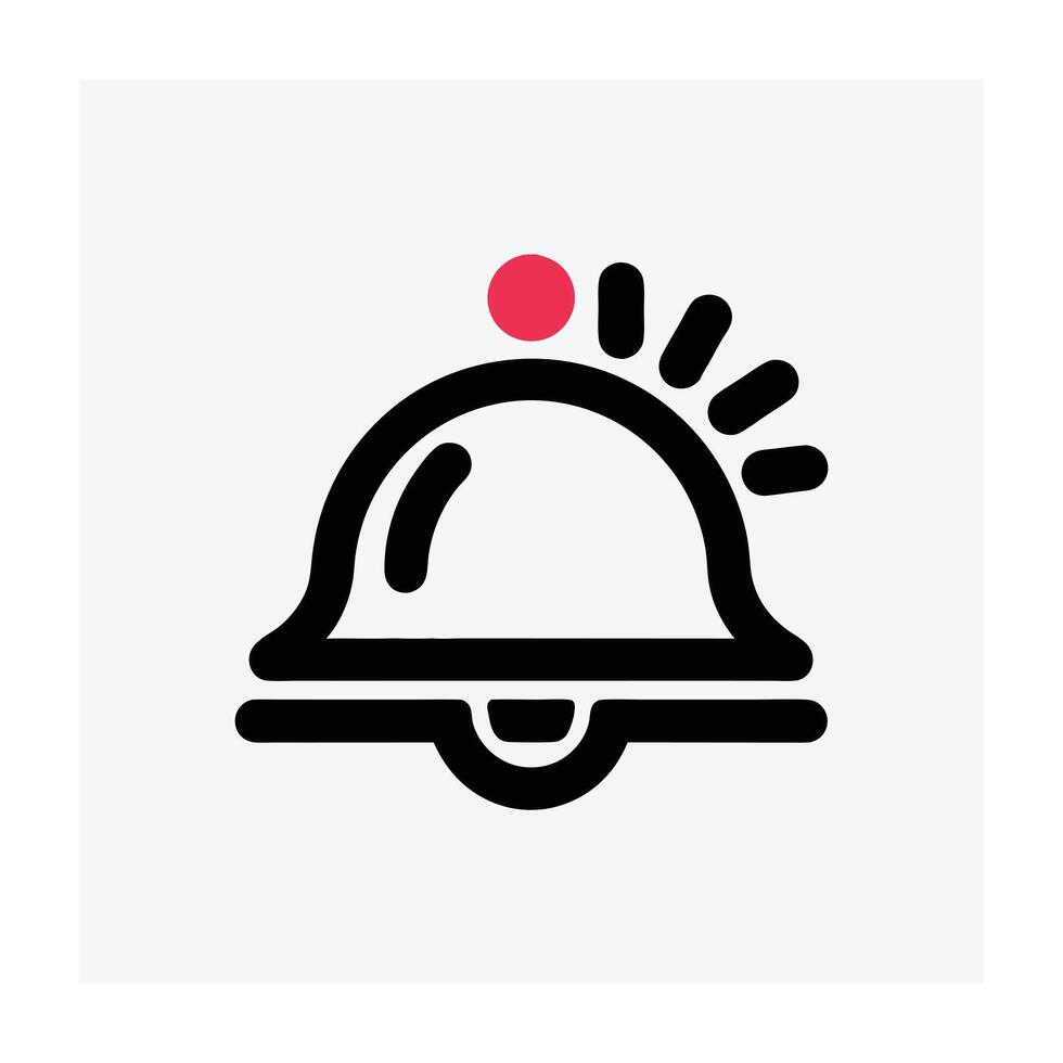 Hashtag icon in a bold outline. vector