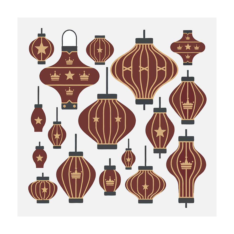 Holy Star Ornament A glowing star with intricate patterns and symbols of Epiphany. vector