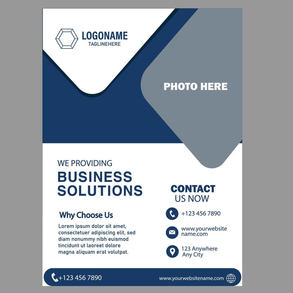 Creative Business Flyer Design vector