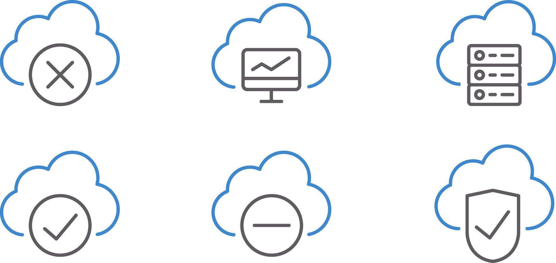 Cloud technology icon image vector
