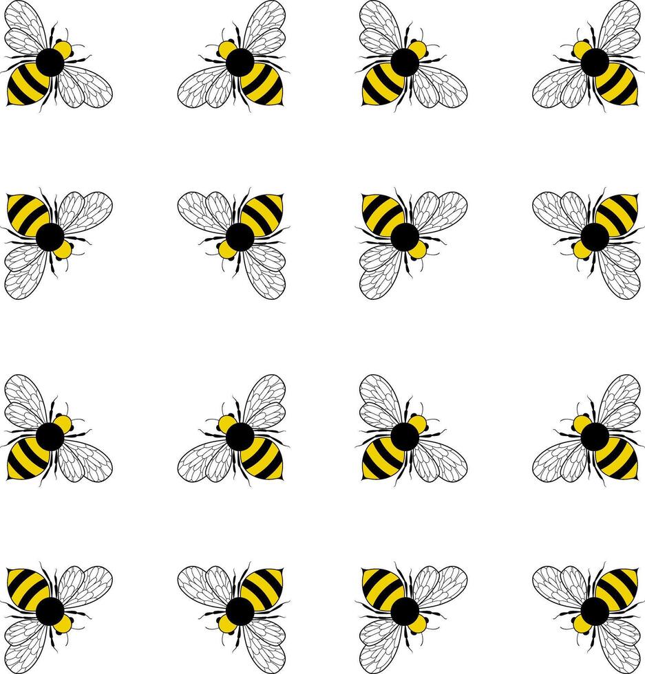 Honey bee icon. Insect character. Flying bee icon illustration isolated on white background. vector