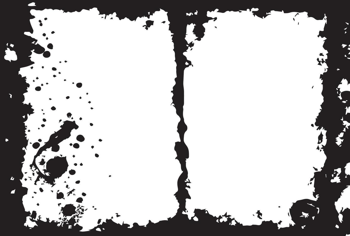 Old Vintage paper grunge texture with some termite damage on it vector