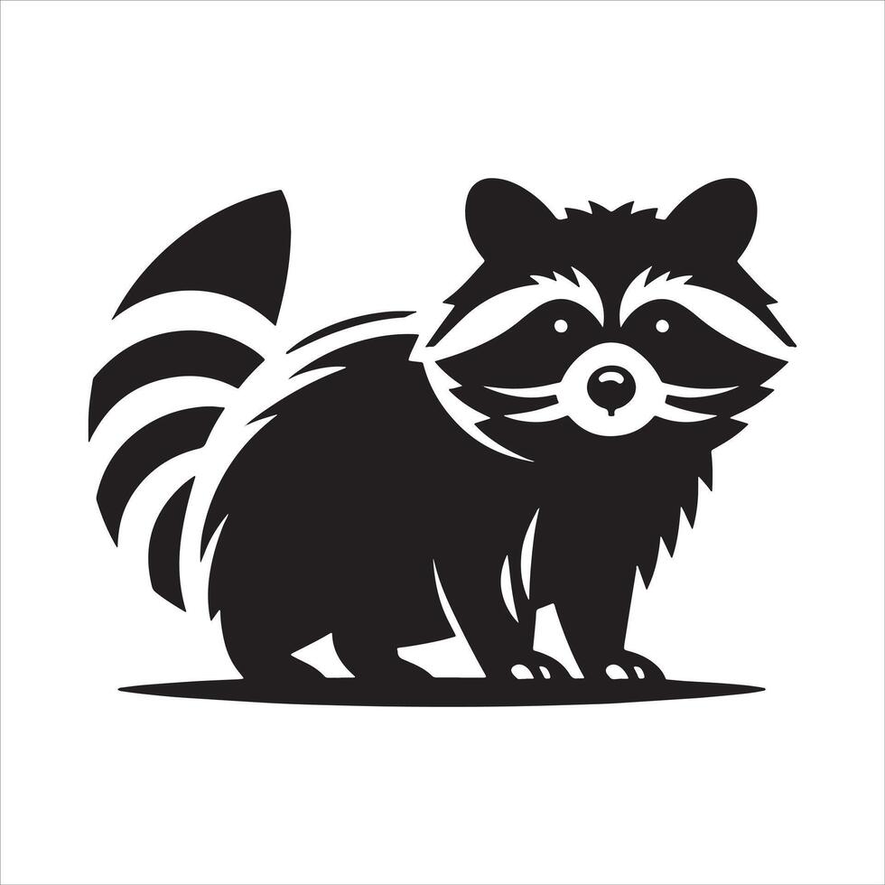 Raccoons in Urban Areas Why They Thrive in Cities and Suburbs vector