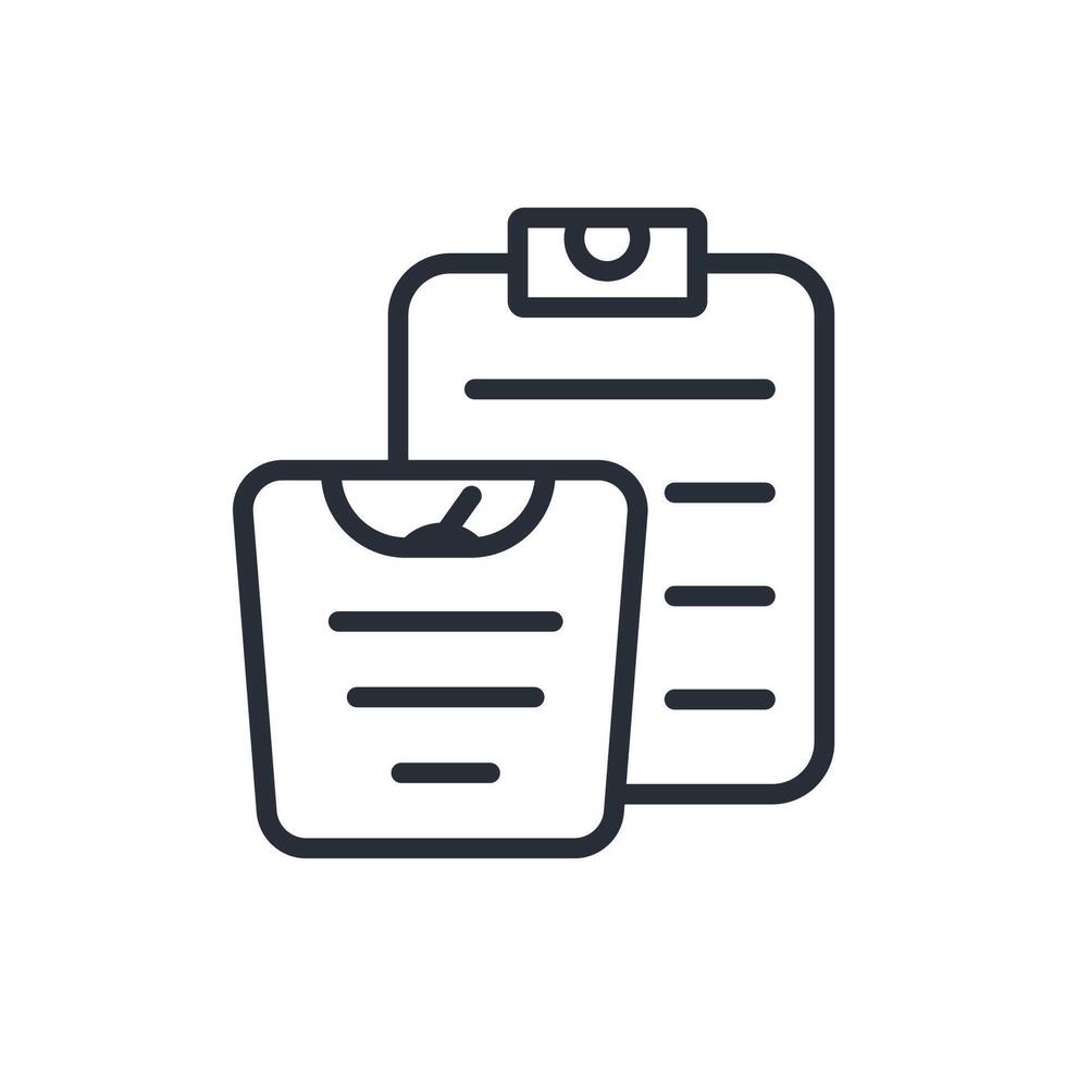 manage weight icon. .Editable stroke.linear style sign for use web design,logo.Symbol illustration. vector