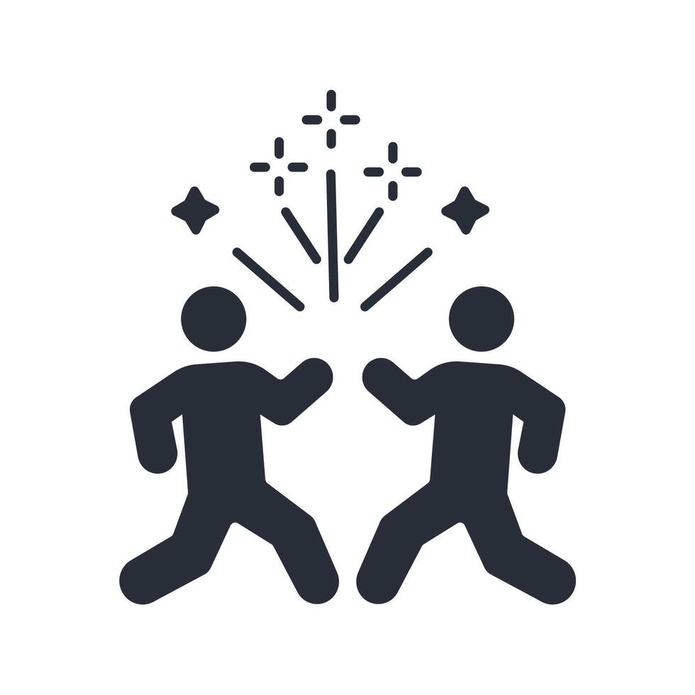 friends icon. .Editable stroke.linear style sign for use web design,logo.Symbol illustration. vector