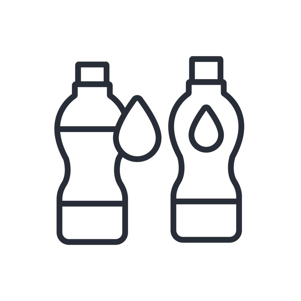 Water Intake icon. .Editable stroke.linear style sign for use web design,logo.Symbol illustration. vector