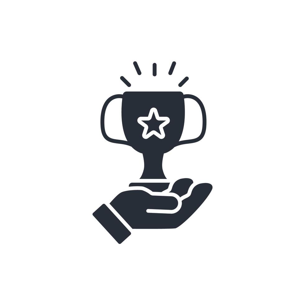 champion icon. .Editable stroke.linear style sign for use web design,logo.Symbol illustration. vector