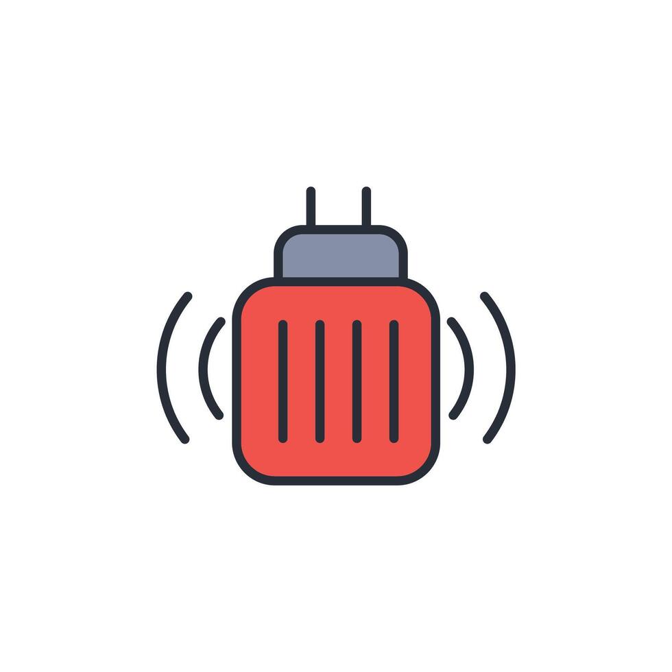 pest repeller icon. .Editable stroke.linear style sign for use web design,logo.Symbol illustration. vector