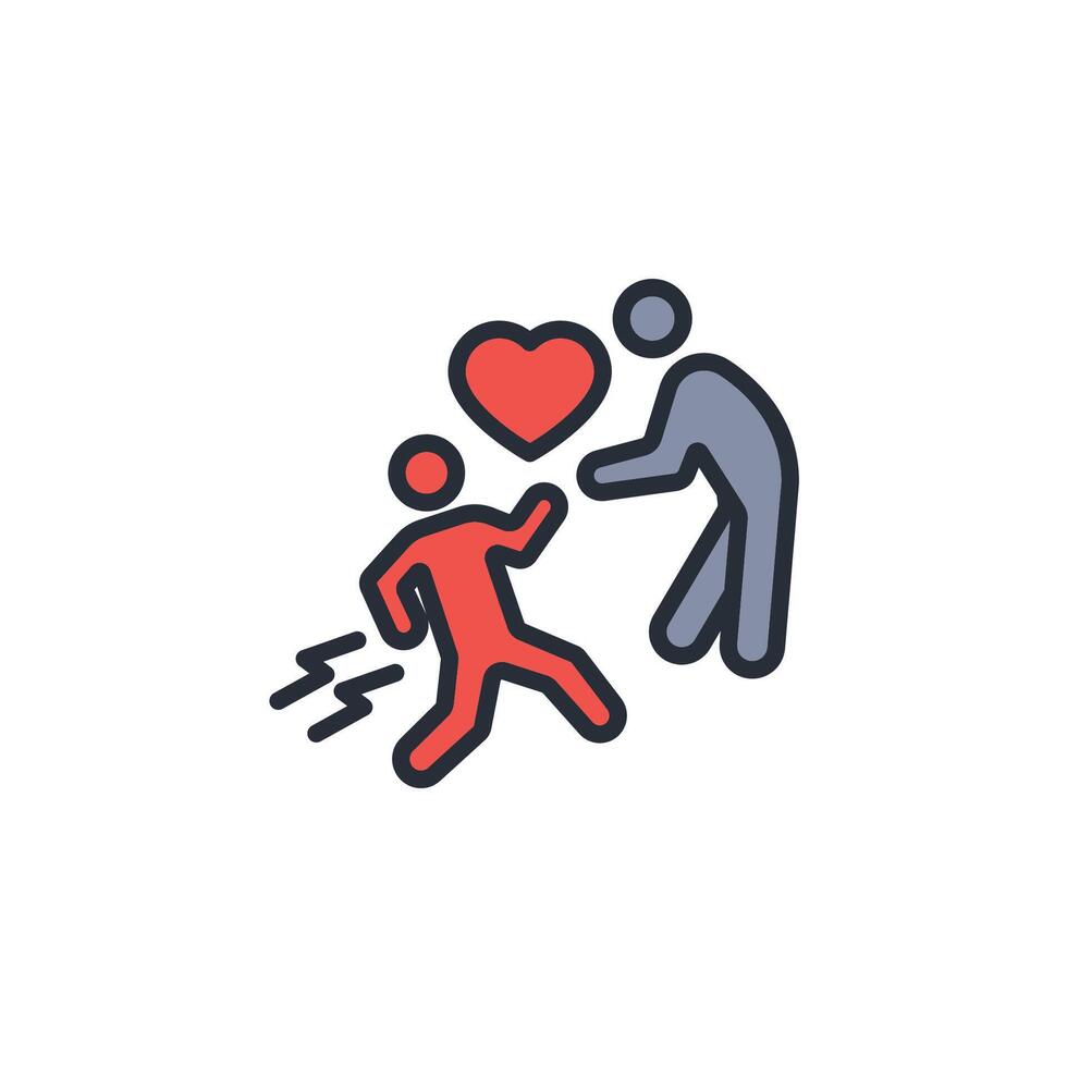 help icon. .Editable stroke.linear style sign for use web design,logo.Symbol illustration. vector