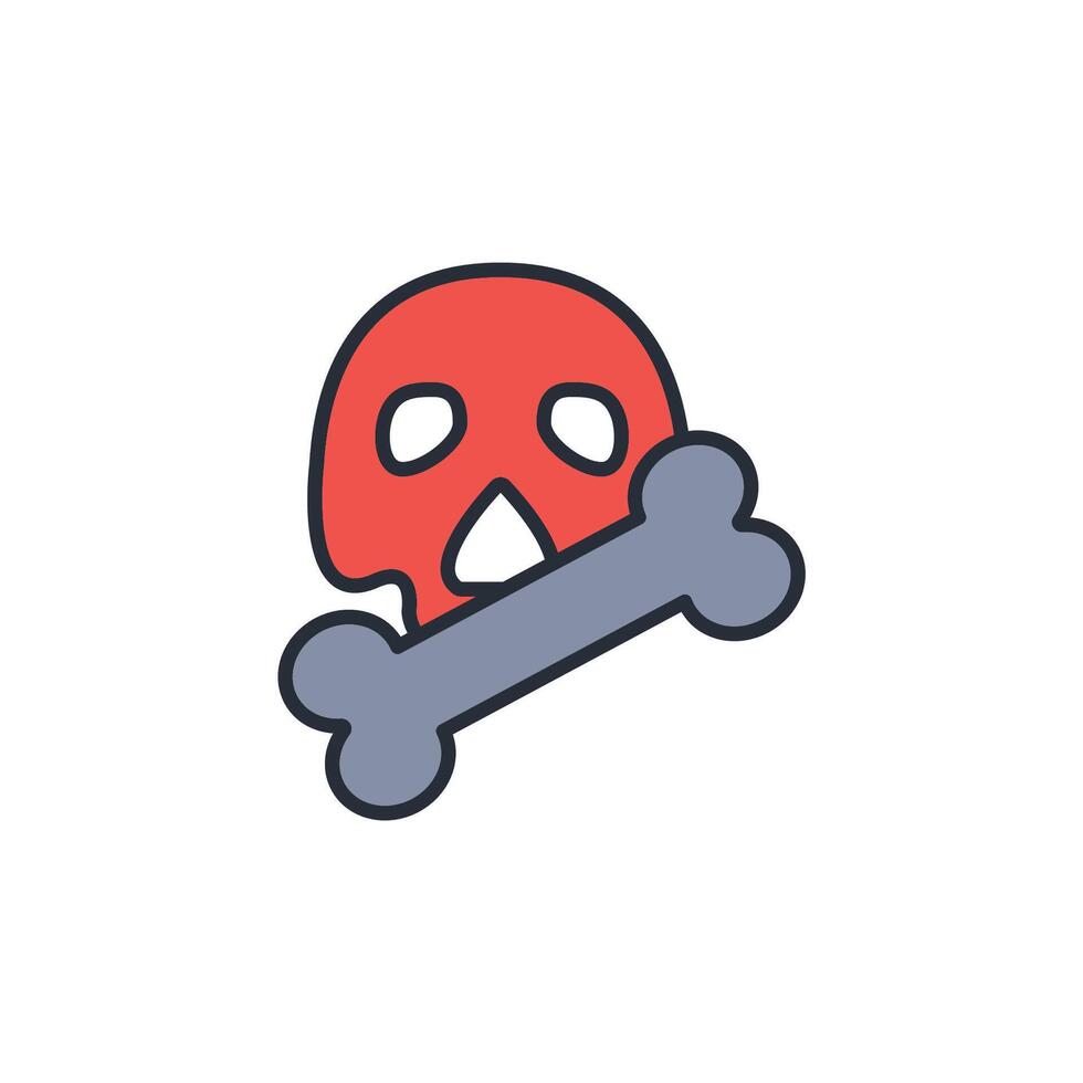 toxic icon. .Editable stroke.linear style sign for use web design,logo.Symbol illustration. vector