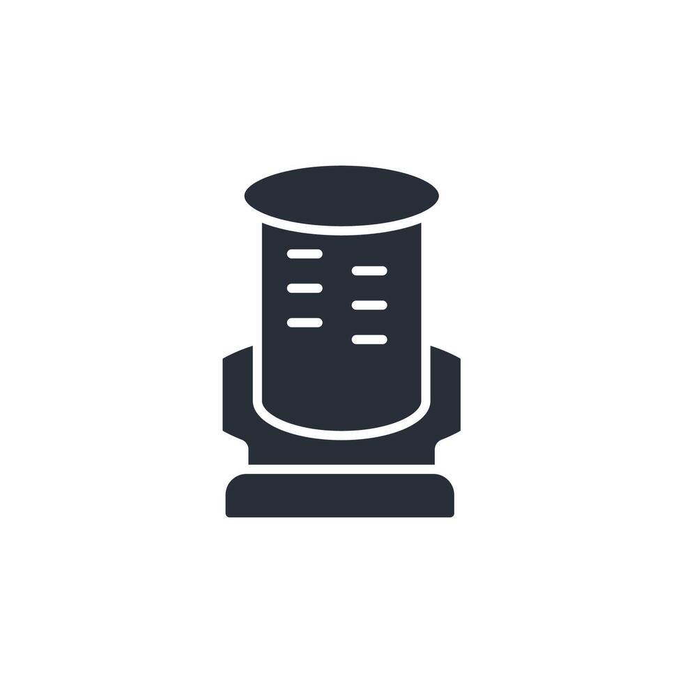cork icon. .Editable stroke.linear style sign for use web design,logo.Symbol illustration. vector