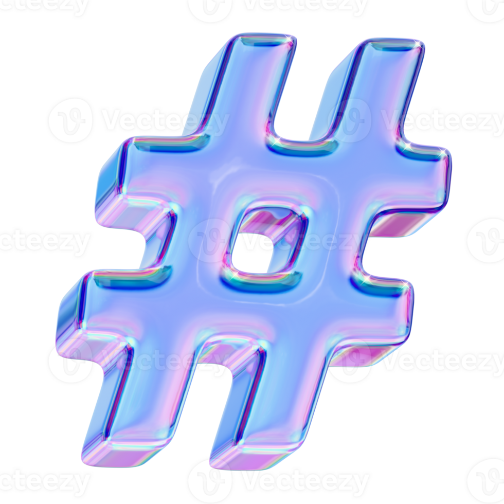 Web icon in chromatic 3D style png