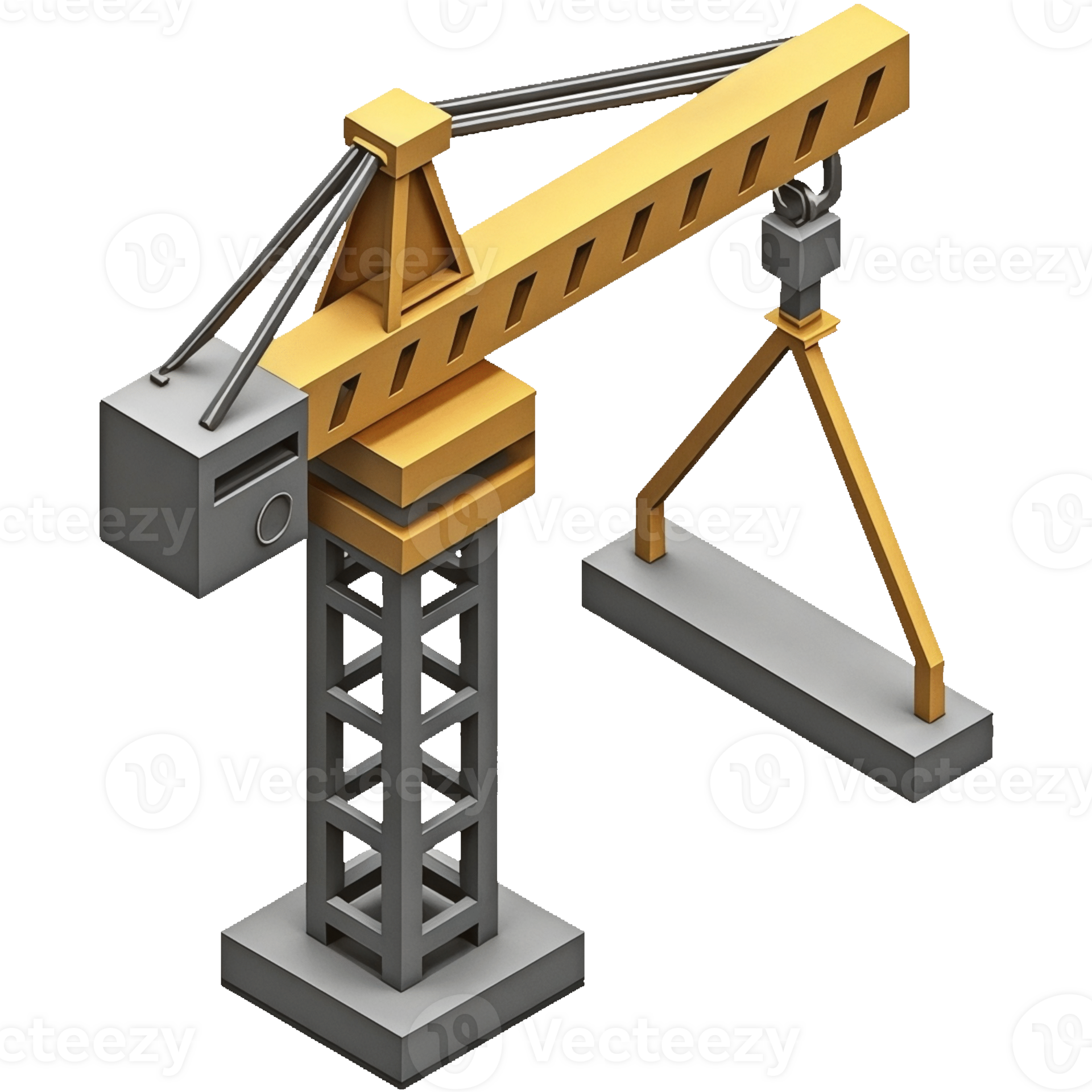 Crane is shown in a construction site 51136148 PNG