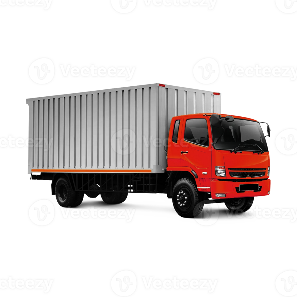logistic Truck with transparent background png